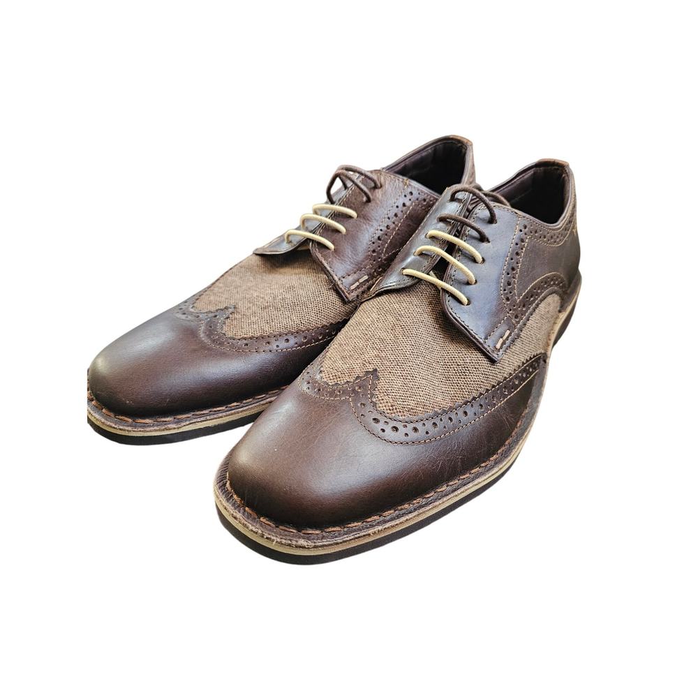 NWOB Steve Madden Oxford Brown Dress Shoes US Men Size 13